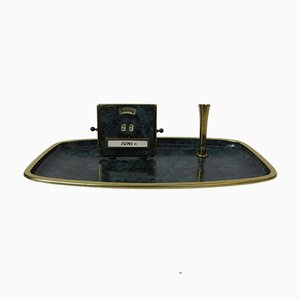 Art Deco Bauhaus Writing Tray with Perpetual Calendar and Pen Holder from Jakob Maul-EY-692193