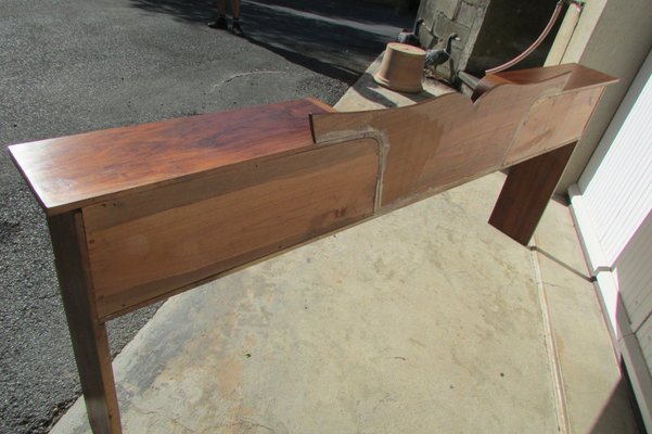 Art Deco Bedroom Headboard in Walnut, 1930s-RDN-2021670