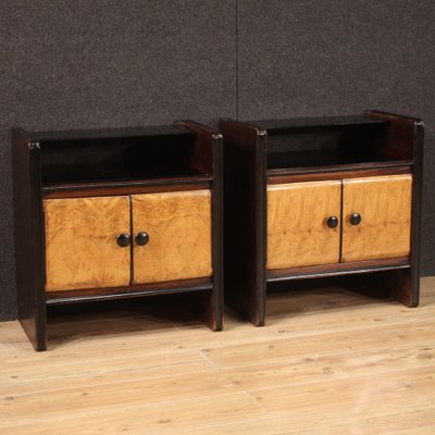 Art Deco Bedside Tables, 1950s, Set of 2-RP-1817796