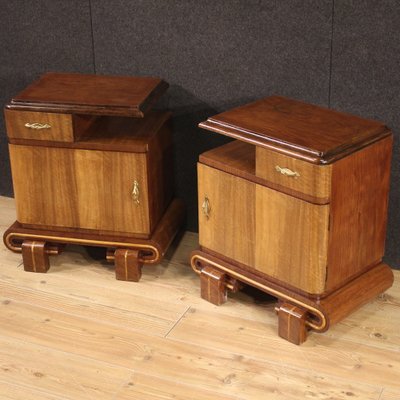 Art Deco Bedside Tables, 1950s, Set of 2-RP-1814680