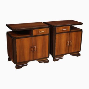 Art Deco Bedside Tables, 1950s, Set of 2-RP-2016278