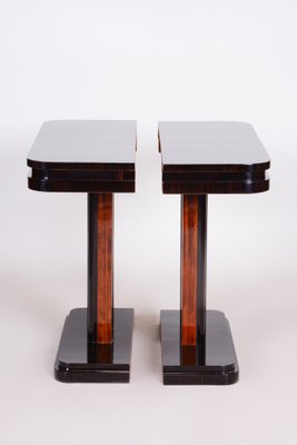 Art Deco Bedside Tables in High Gloss, France, 1920s, Set of 2-WHY-1780357