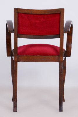 Art Deco Beech Armchair attributed to Jules Leleu, France, 1930s-WHY-1722691