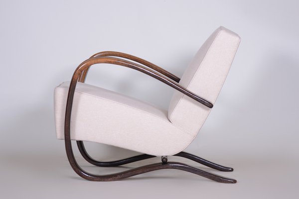 Art Deco Beech Armchair Model H-269 attributed to Jindrich Halabala for Up Zavody, Former Czechoslovakia, 1930s-WHY-1768375