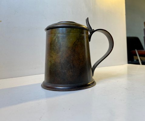 Art Deco Beer Mug in Patinated Bronze, 1930s-LCR-1241067