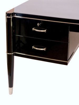 Art Deco Black Desk from De Coene Frères, Belgium, 1940s-BPJ-1820579