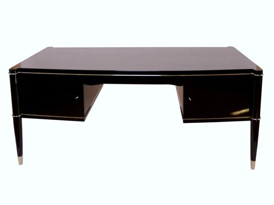 Art Deco Black Desk from De Coene Frères, Belgium, 1940s-BPJ-1820579