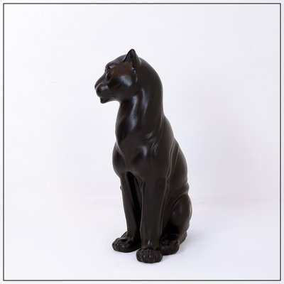 Art Deco Black Panther Sculpture-NYF-2018812