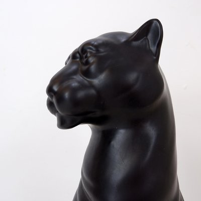 Art Deco Black Panther Sculpture-NYF-2018812