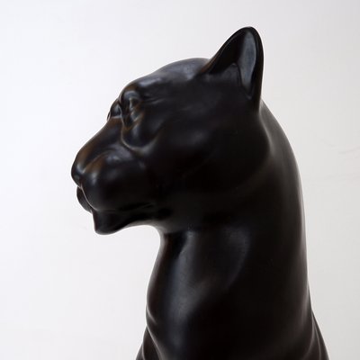 Art Deco Black Panther Sculpture-NYF-2018812