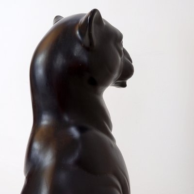 Art Deco Black Panther Sculpture-NYF-2018812