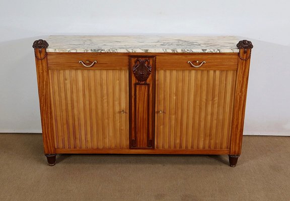 Art Deco Blond Mahogany Buffet from Ceylon, 1920s-RVK-1378181