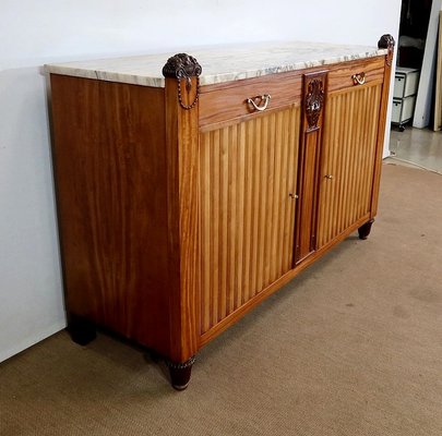 Art Deco Blond Mahogany Buffet from Ceylon, 1920s-RVK-1378181