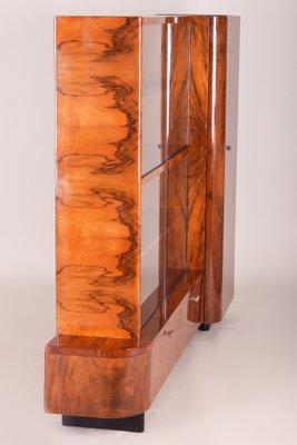 Art Deco Bookcase in Walnut attributed to Jindrich Halabala for Up Zavody, Czech, 1930s-WHY-1776716