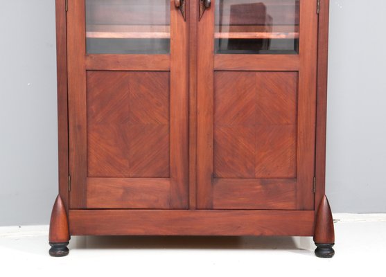 Art Deco Bookcase in Walnut by Max Coini Amsterdam, 1920s-MY-1721988