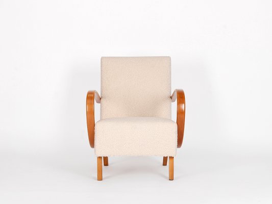 Art Deco Boucle Lounge Chair by Jindřich Halabala for UP Závody, 1930s-TW-1087145