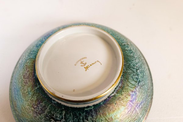 Art Deco Bowl by Josef Ekberg for Gustavsberg, Sweden, 1920s-UYK-1077671