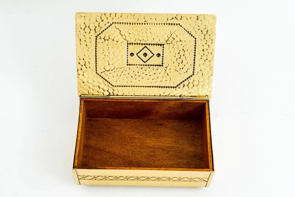 Art Deco Box in Brass, 1920s-SPD-1229095