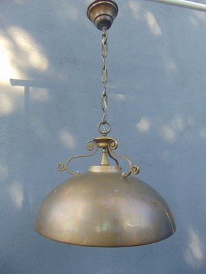 Art Deco Brass Ceiling Lamp-CAQ-1047835