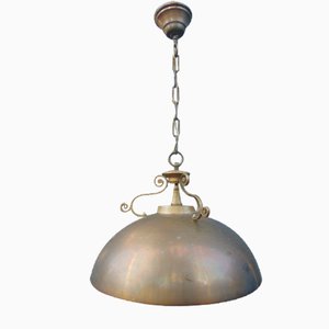 Art Deco Brass Ceiling Lamp-CAQ-1047835