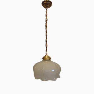 Art Deco Brass Ceiling Lamp-CAQ-1133127