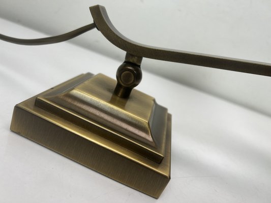 Art Deco Brass Desk Lamp, 1950s-WZZ-1453596