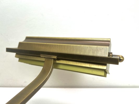 Art Deco Brass Desk Lamp, 1950s-WZZ-1453596