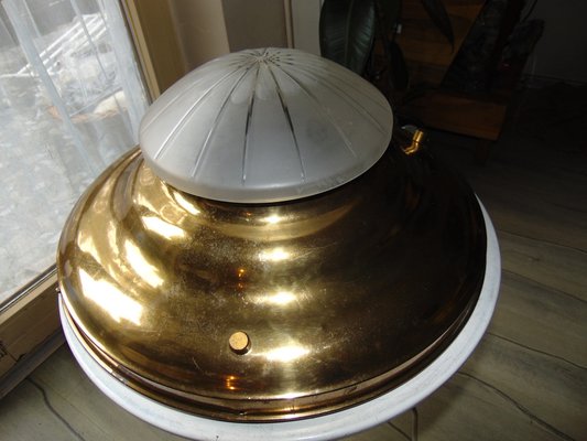 Art Deco Brass Plafond Table Lamp-CAQ-1187885