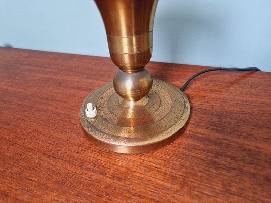 Art Deco Brass Table Lamp, 1920s-FAX-1750464