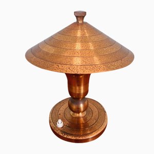 Art Deco Brass Table Lamp, 1920s-FAX-1750464