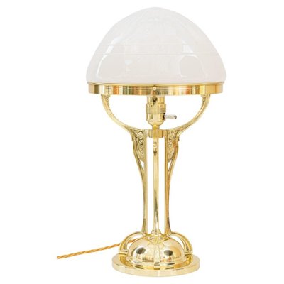 Art Deco Brass Table Lamp, Vienna, 1920s-SPD-1705209