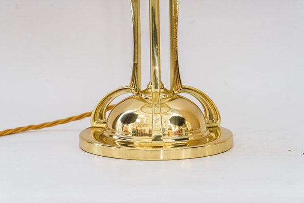 Art Deco Brass Table Lamp, Vienna, 1920s-SPD-1705209