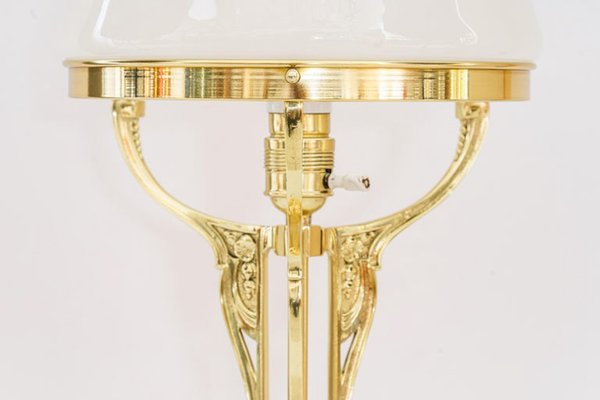 Art Deco Brass Table Lamp, Vienna, 1920s-SPD-1705209