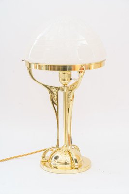 Art Deco Brass Table Lamp, Vienna, 1920s-SPD-1705209