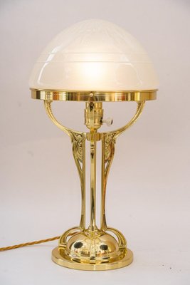 Art Deco Brass Table Lamp, Vienna, 1920s-SPD-1705209