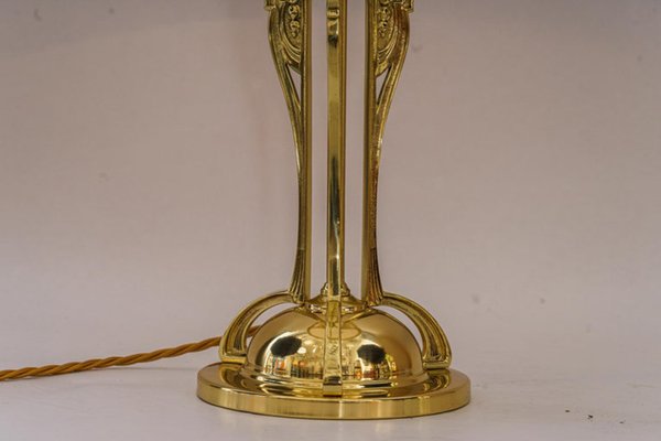 Art Deco Brass Table Lamp, Vienna, 1920s-SPD-1705209