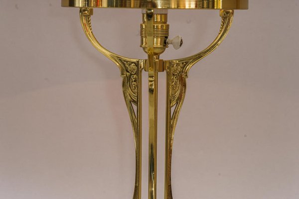 Art Deco Brass Table Lamp, Vienna, 1920s-SPD-1705209