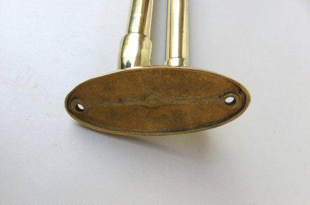 Art Deco Brass Towel Holder-EY-1177383