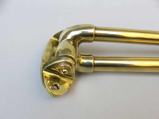 Art Deco Brass Towel Holder-EY-1177383