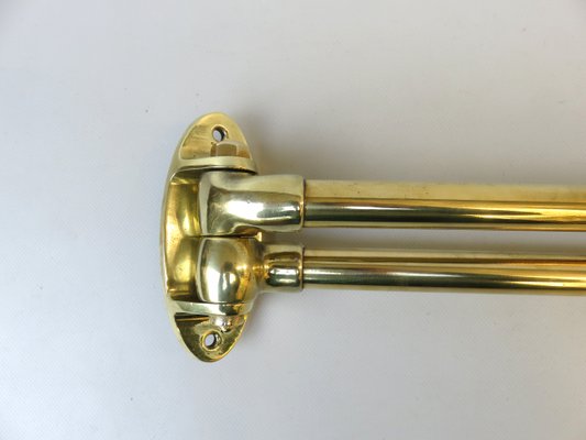 Art Deco Brass Towel Holder-EY-1177383