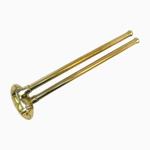 Art Deco Brass Towel Holder-EY-1177383