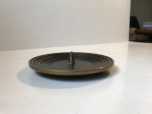 Art Deco Bronze Church Candleholder, 1930s-LCR-858864