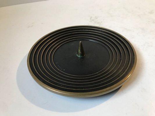 Art Deco Bronze Church Candleholder, 1930s-LCR-858864