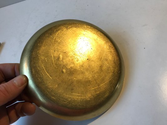 Art Deco Bronze Dish with Frigate, 1930s-LCR-883465