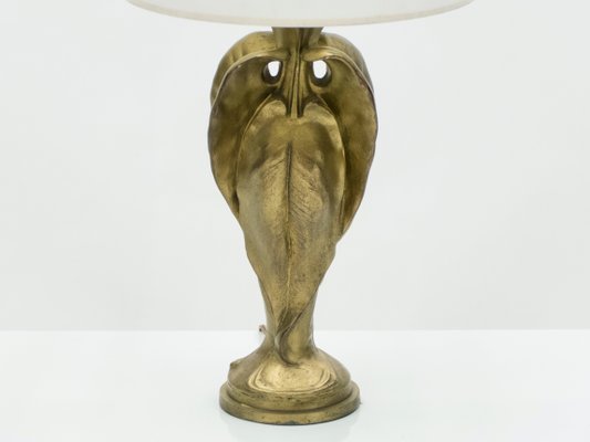 Art Deco Bronze Table Lamp, 1920s-YJA-1299910