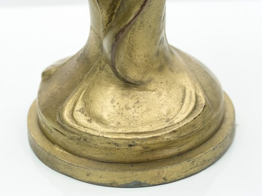 Art Deco Bronze Table Lamp, 1920s-YJA-1299910