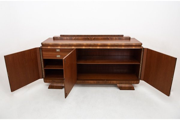 Art Deco Buffet in Walnut, 1930s-BXB-1742179