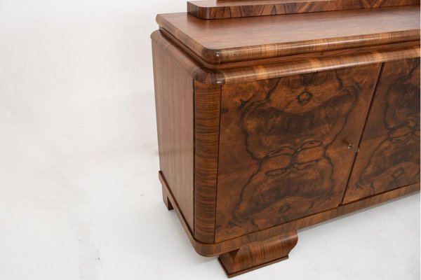 Art Deco Buffet in Walnut, 1930s-BXB-1742179