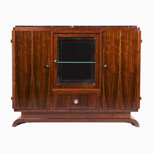 Art Deco Buffet with Marble Desk in Rosewood Veneer, France, 1930s-WHY-1780473