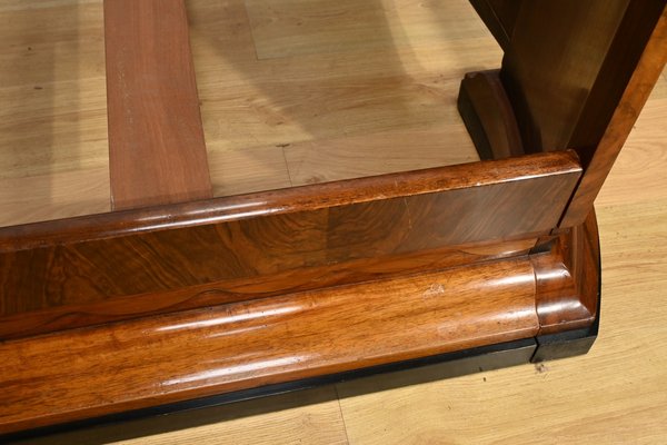 Art Deco Burl Walnut Bed, 1930s-RVK-2034800